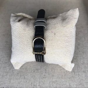 Black perforated KEEP Collective band